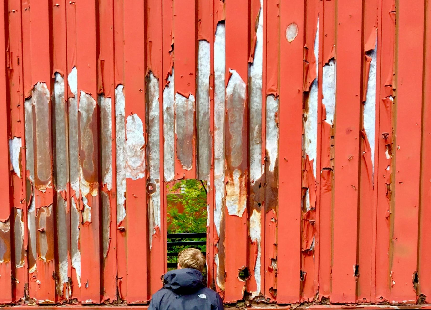 https://www.pexels.com/photo/back-view-of-a-man-in-blue-jacket-looking-through-a-metal-fence-11901431/