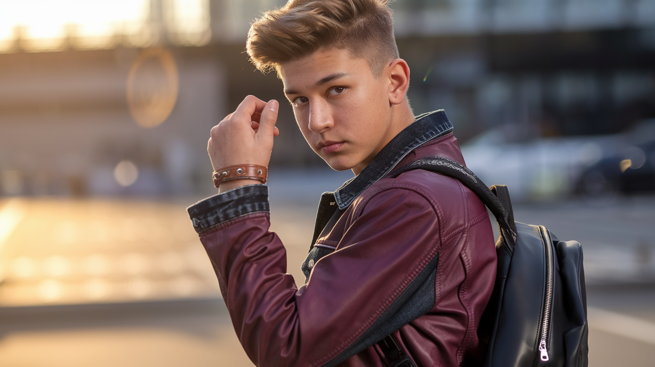 Breakthrough Leather Styles: Boy's Mind-blowing Look
